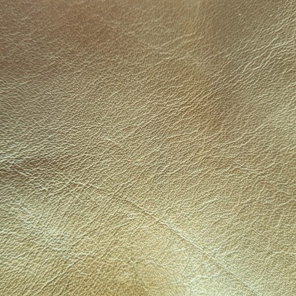 upholstery leather with metallic effect